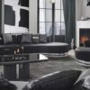 Secret Silver Sofa Set