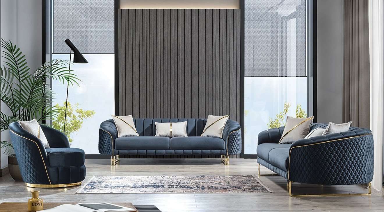 Aqua Sofa Set