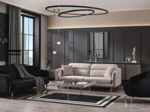 Gold Sofa Set