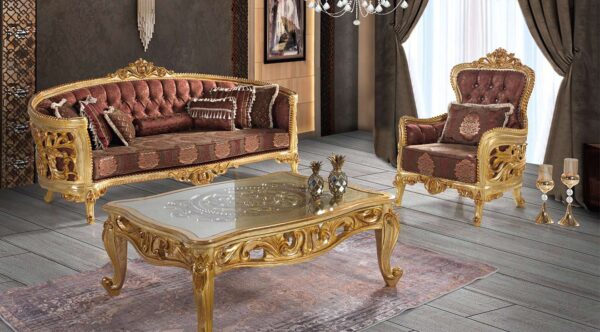 Vip Gold Sofa Set