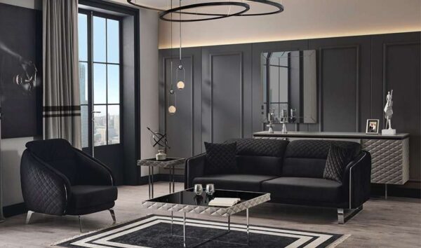 Gold Sofa Set