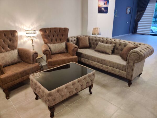 Chester Field Sofa Set