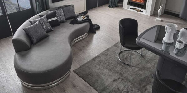 Secret Silver Sofa Set